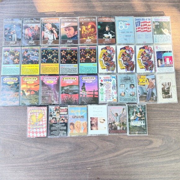 Other - Lot of 33 Country Music Cassette Tapes Time Life Classics 50s 60s 70s 80s 90s